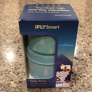 IFly Smart Cabin Fever Scented Candles - set of 2 Travel Tins New